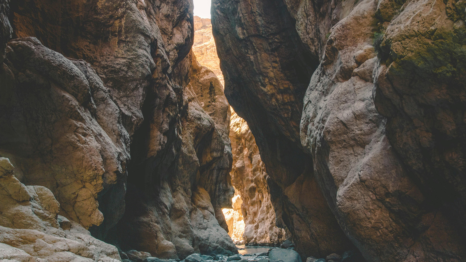 batu cermin cave labuan bajo with limestone walls and natural light entering the cave