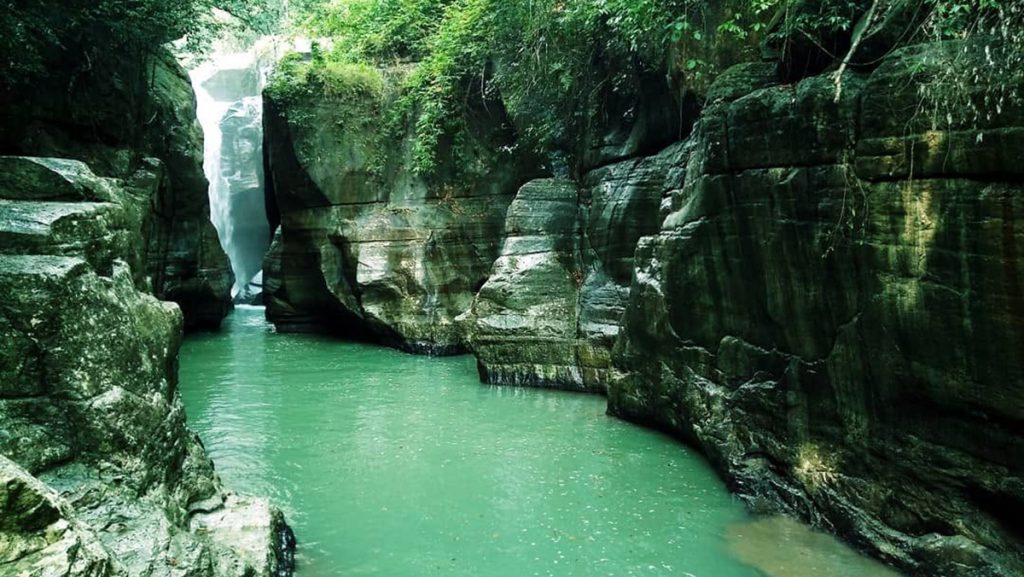 Cunca Wulang Waterfall located in West Manggarai near Labuan Bajo Flores Indonesia