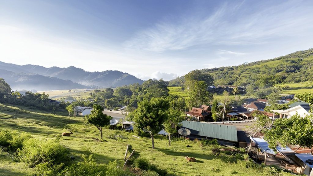 Moni village near Kelimutu National Park in Ende Flores Indonesia