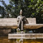 Statue of Soekarno at Bung Karno Contemplation Park in Ende Flores where Pancasila ideas were conceived